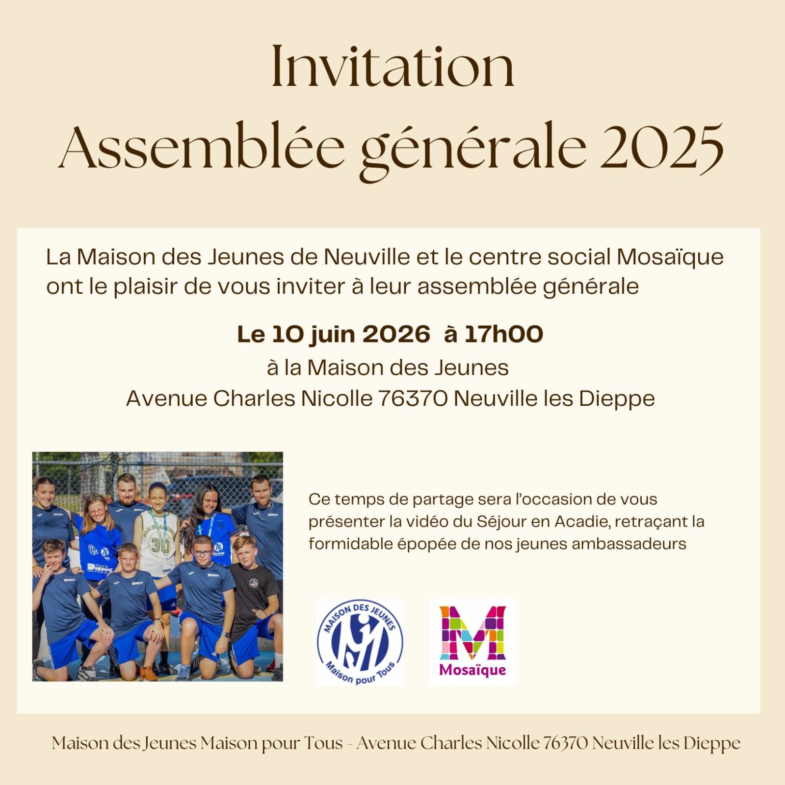 ASSEMBLEE GENERALE 2025