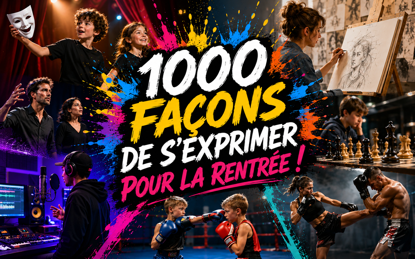 1000 façons de s&rsquo;exprimer pour la rentrée !